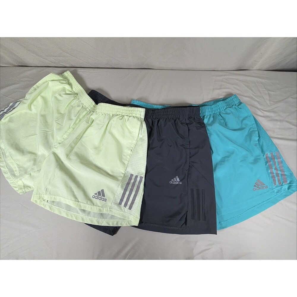 Lot of 3 Adidas Aeroready Running Shorts Men’s 2XL 5” Inseam Athletic